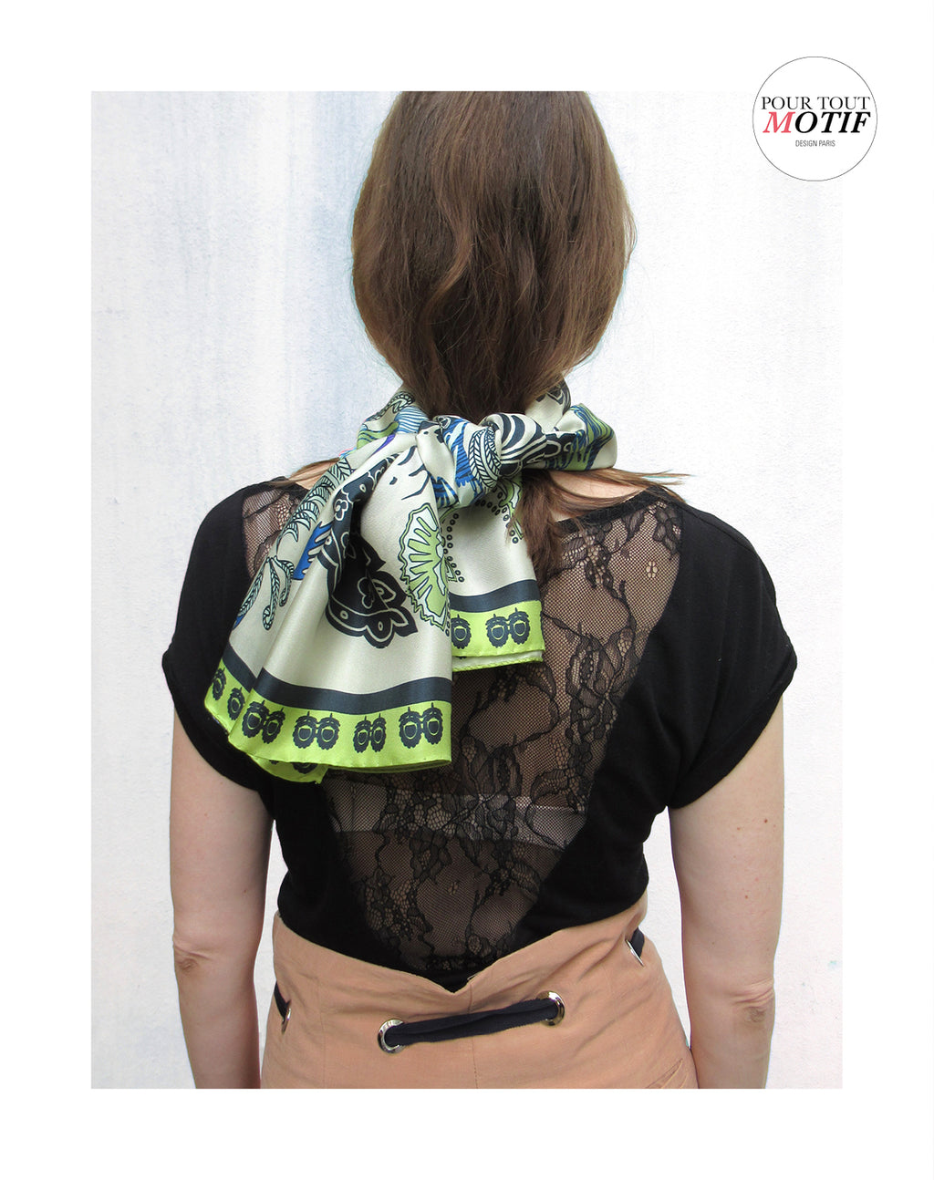 Foulard soie créateur 