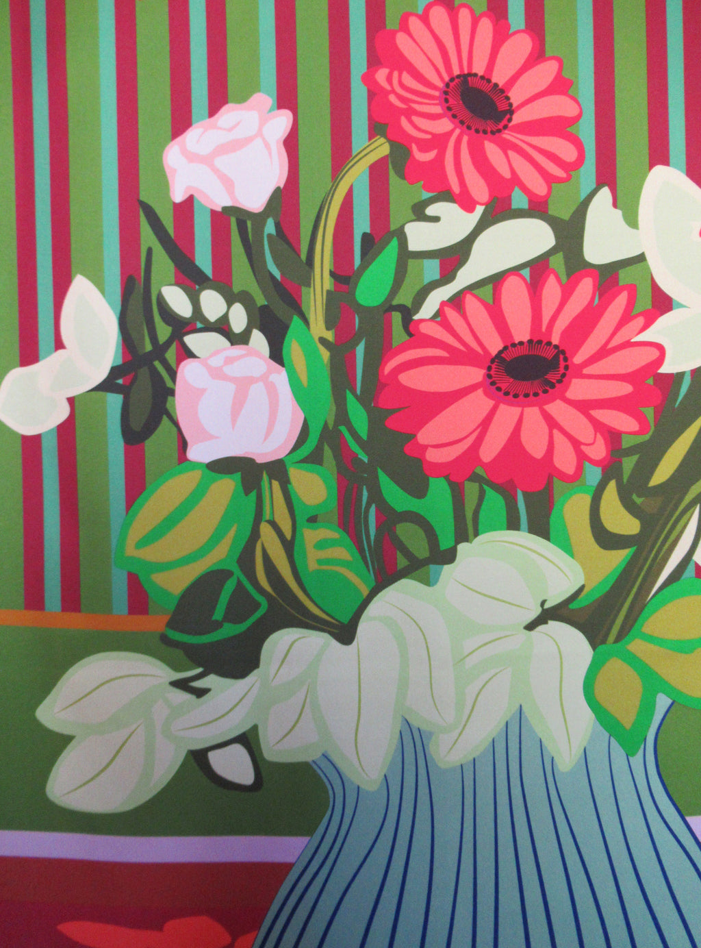 Foulard en soie "Marguerites" 90cm