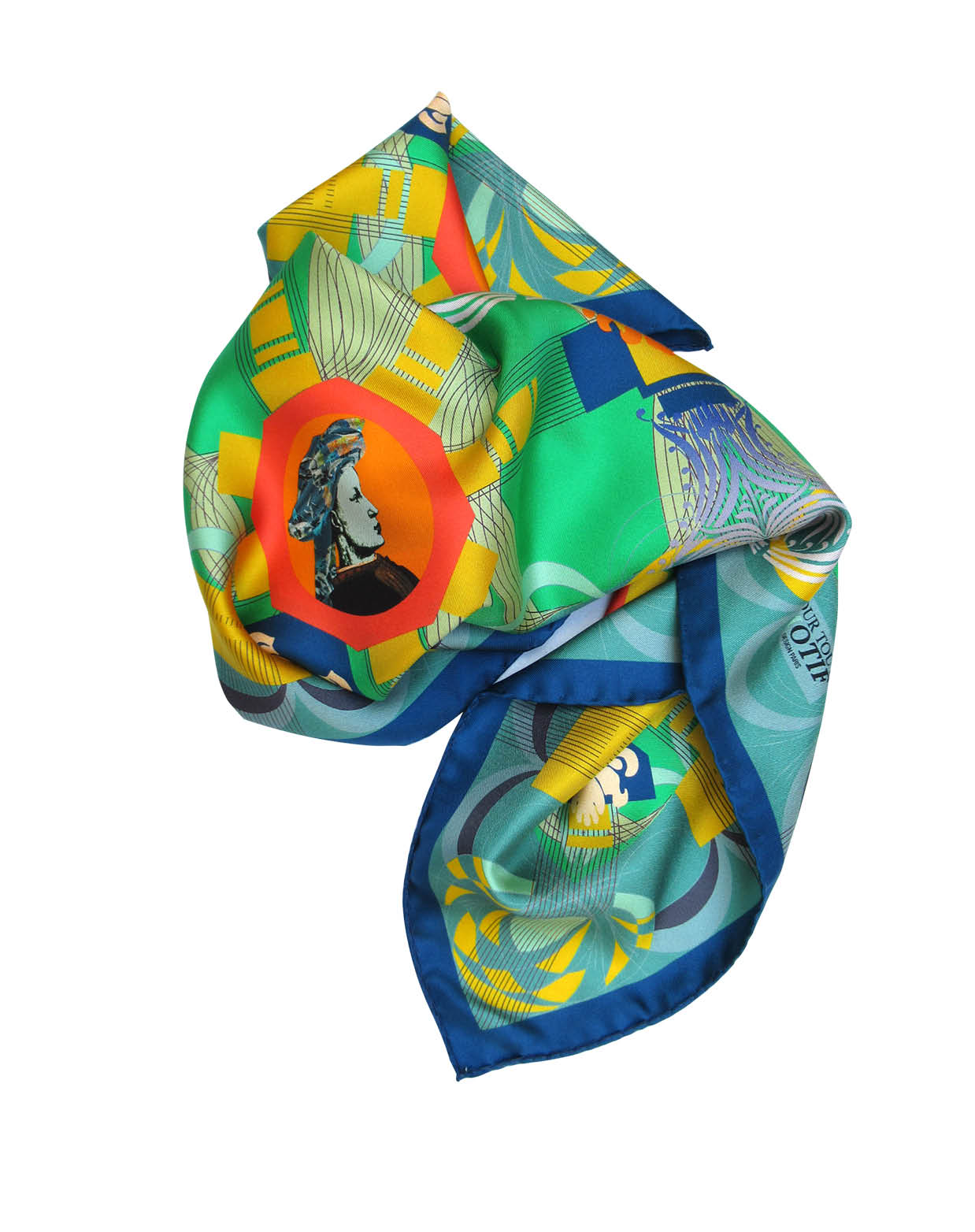 Foulard en soie "Renaissance"