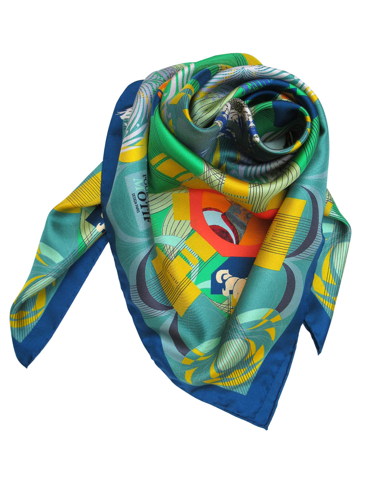Foulard en soie "Renaissance"