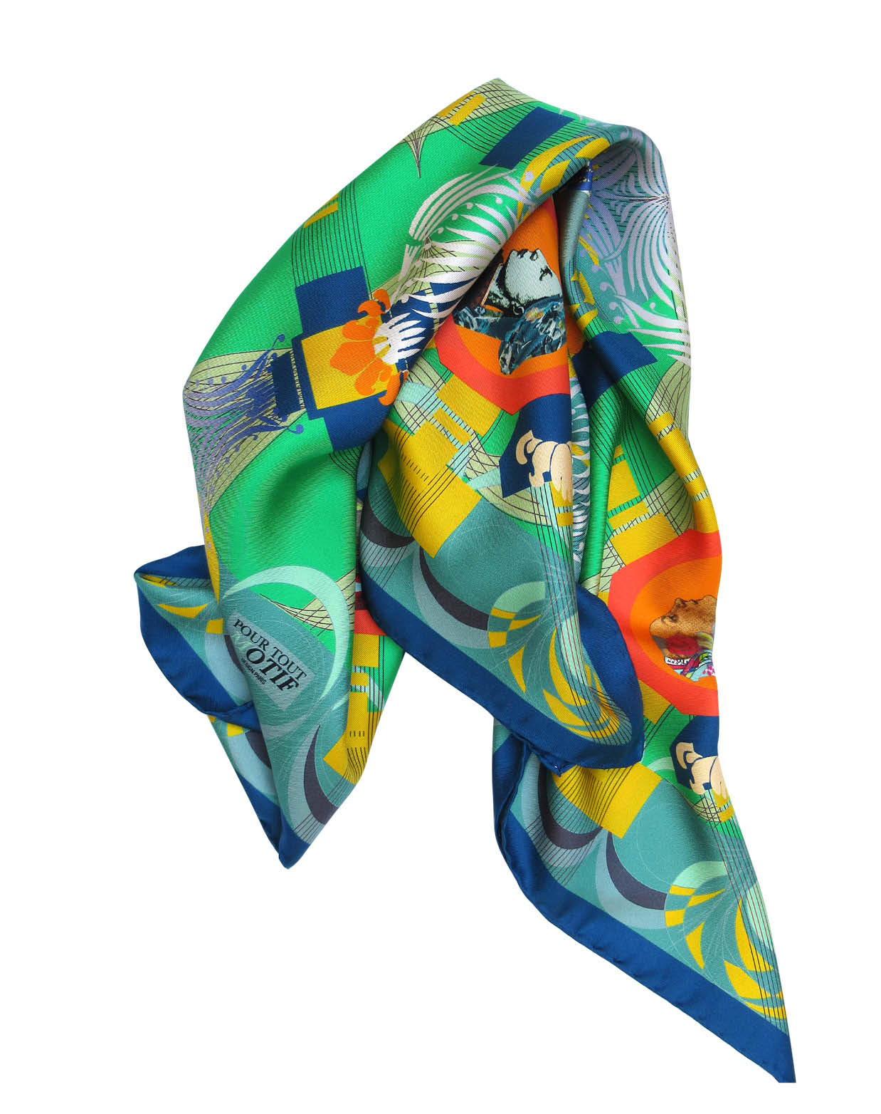 Foulard en soie "Renaissance"